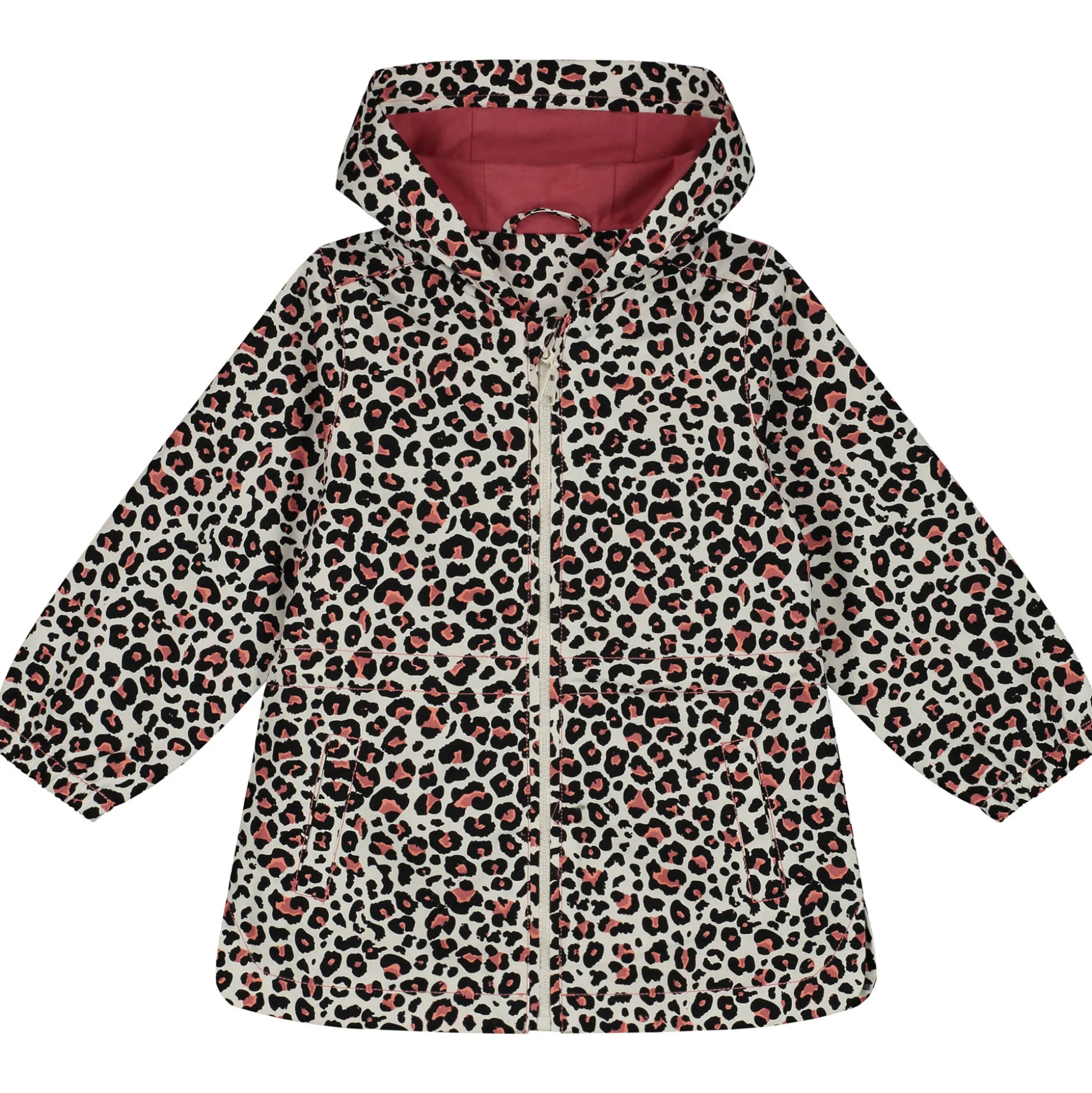 Prénatal peuter zomerjas lange mouwen panterprint beige