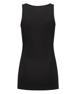 Prénatal positie singlet basis mouwloos effen zwart