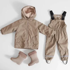 Prénatal regenbroek  effen taupe