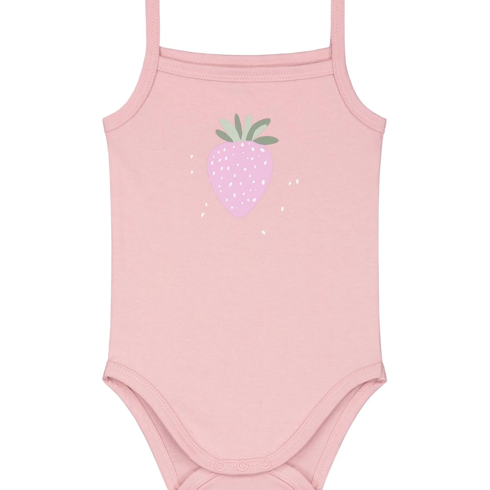 Prénatal romper 2 stuks spaghettibandjes all over print roze