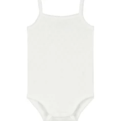 Prénatal romper ajour spaghettibandjes effen wit