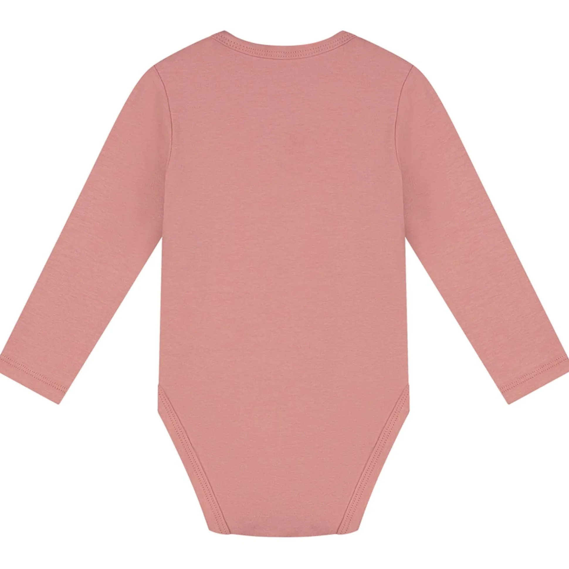 Prénatal romper flower 2 stuks lange mouwen bloemen roze