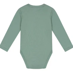 Prénatal romper kleine dino 2 stuks lange mouwen all over print groen