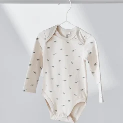 Prénatal romper kleine dino 2 stuks lange mouwen all over print groen