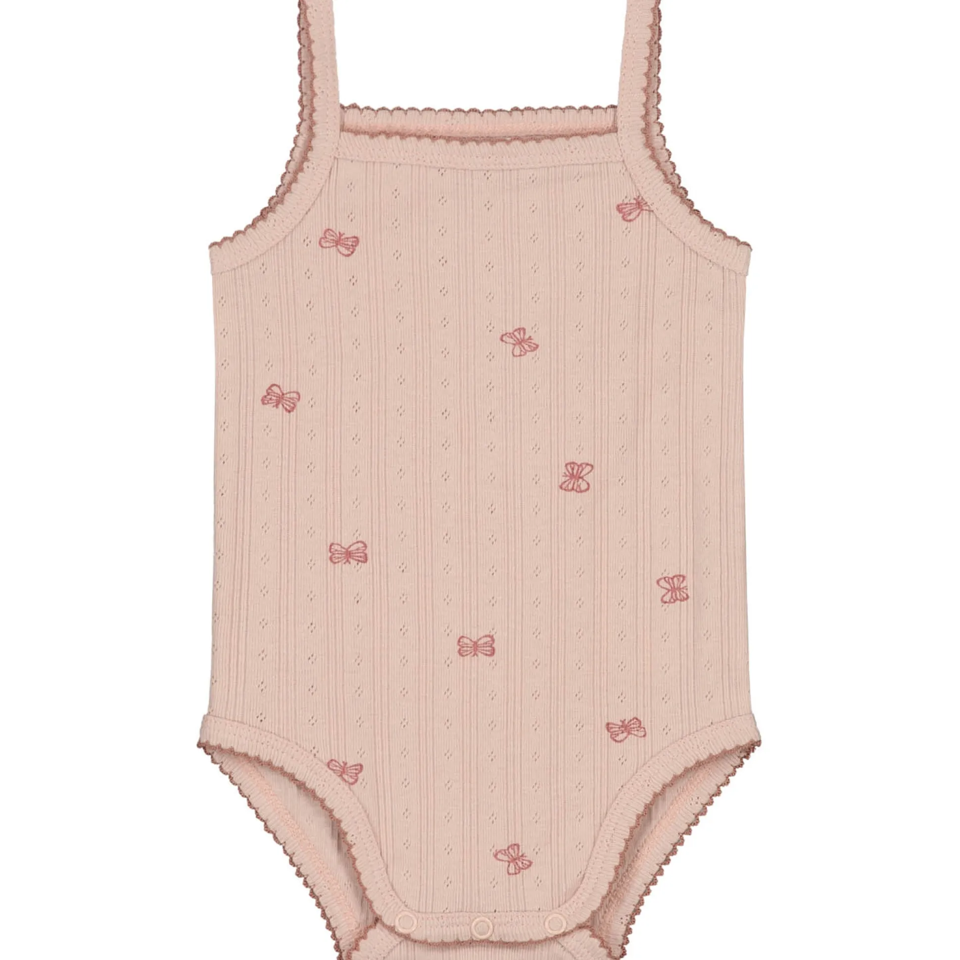 Prénatal romper vlinder spaghettibandjes all over print roze