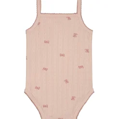 Prénatal romper vlinder spaghettibandjes all over print roze