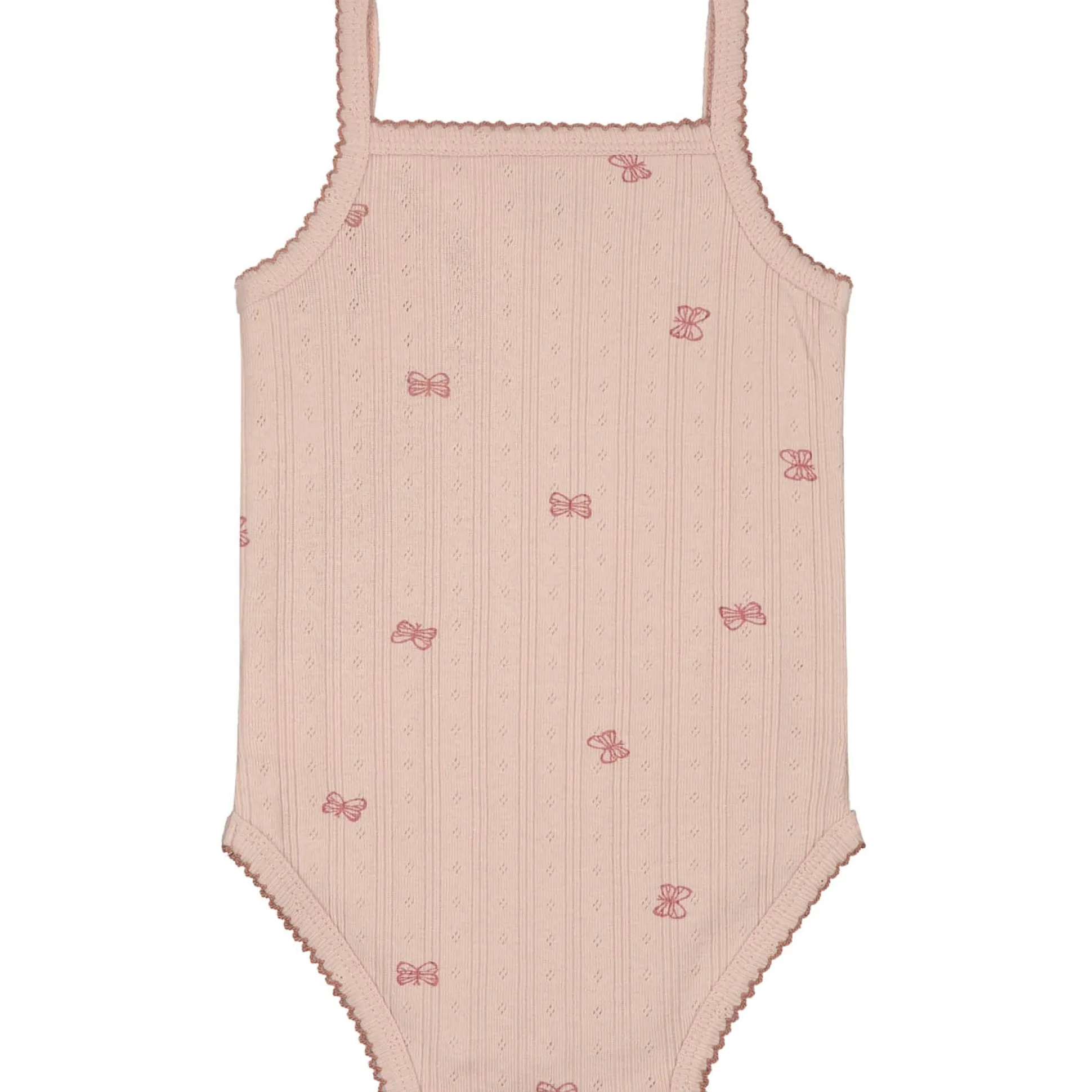 Prénatal romper vlinder spaghettibandjes all over print roze