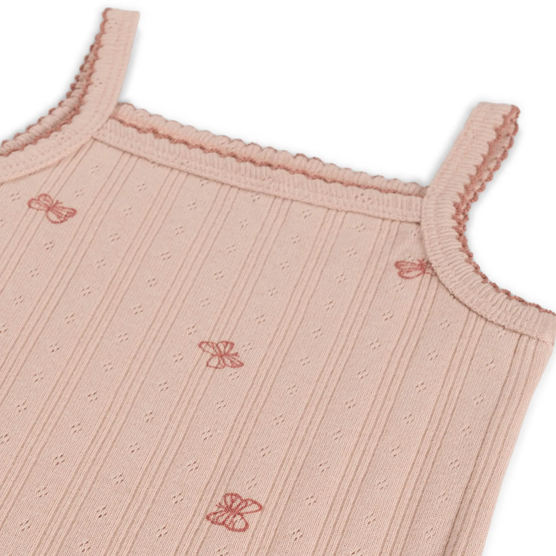 Prénatal romper vlinder spaghettibandjes all over print roze