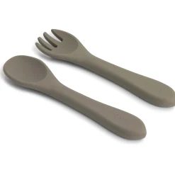 Prénatal siliconen bestek 2-delig groen
