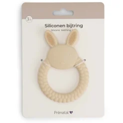 Prénatal Siliconen Bijtring Konijn beige