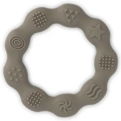 Prénatal siliconen bijtring groen