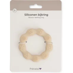 Prénatal siliconen bijtring beige