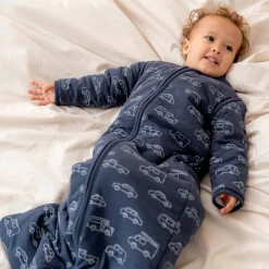 Prénatal slaapzak auto's blauw