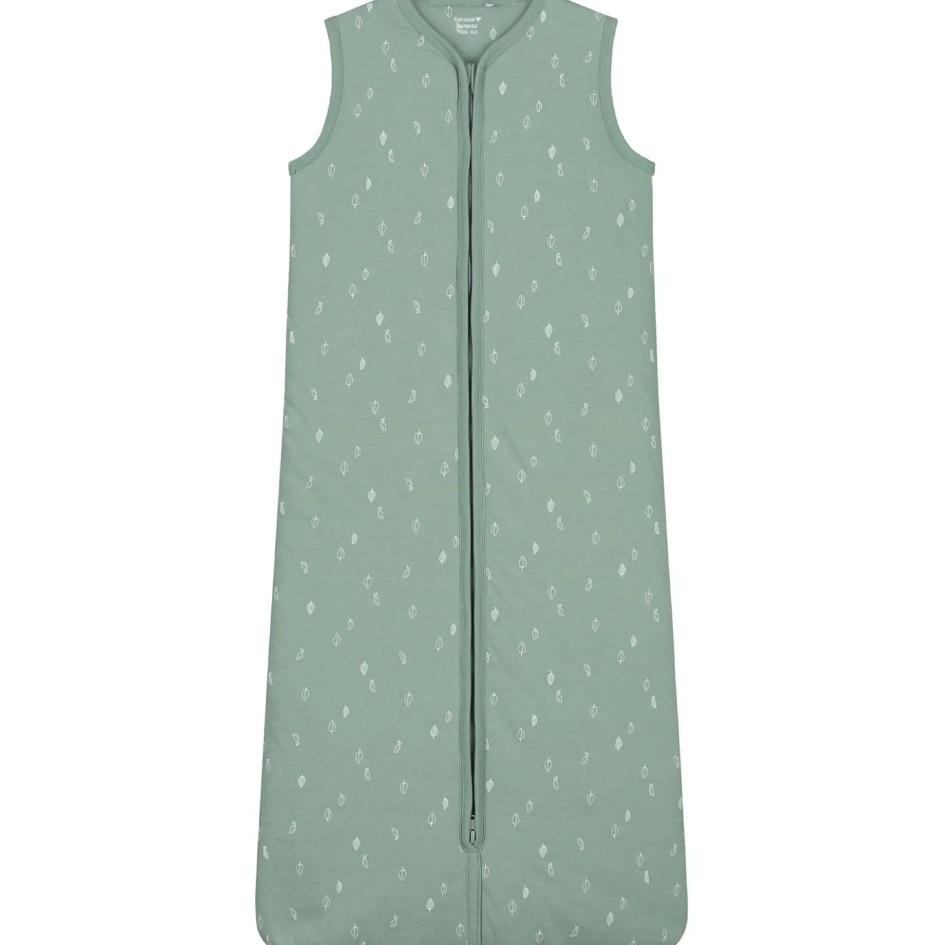 Prénatal slaapzak bladeren groen