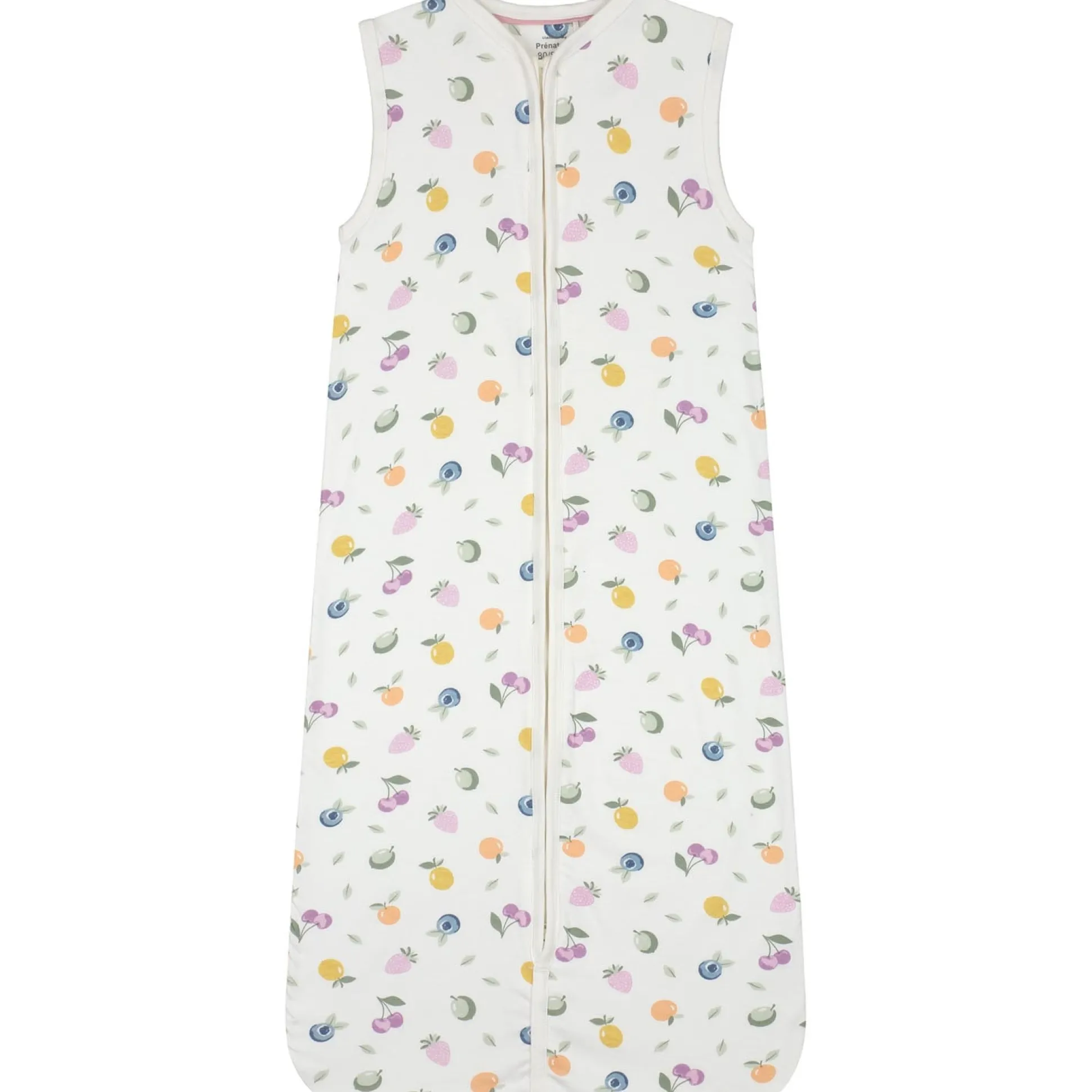 Prénatal slaapzak fruit wit