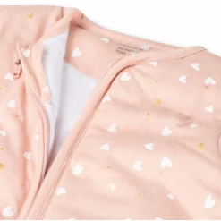 Prénatal slaapzak hartjes roze