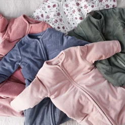 Prénatal slaapzak rib velour groen