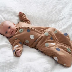 Prénatal slaapzak smiley bruin