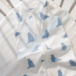 Prénatal slaapzak zeehond wit