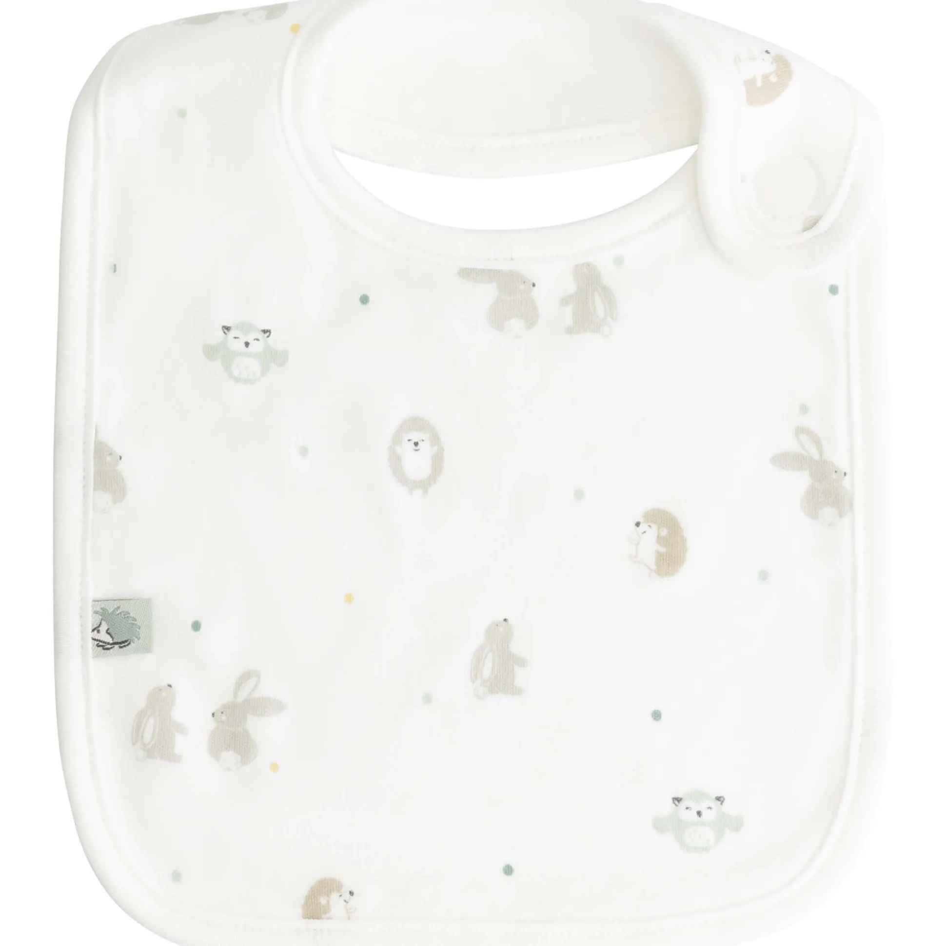 Prénatal slab Kleine Vriendjes 2 stuks wit