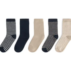 Prénatal sokken 5 paar   beige