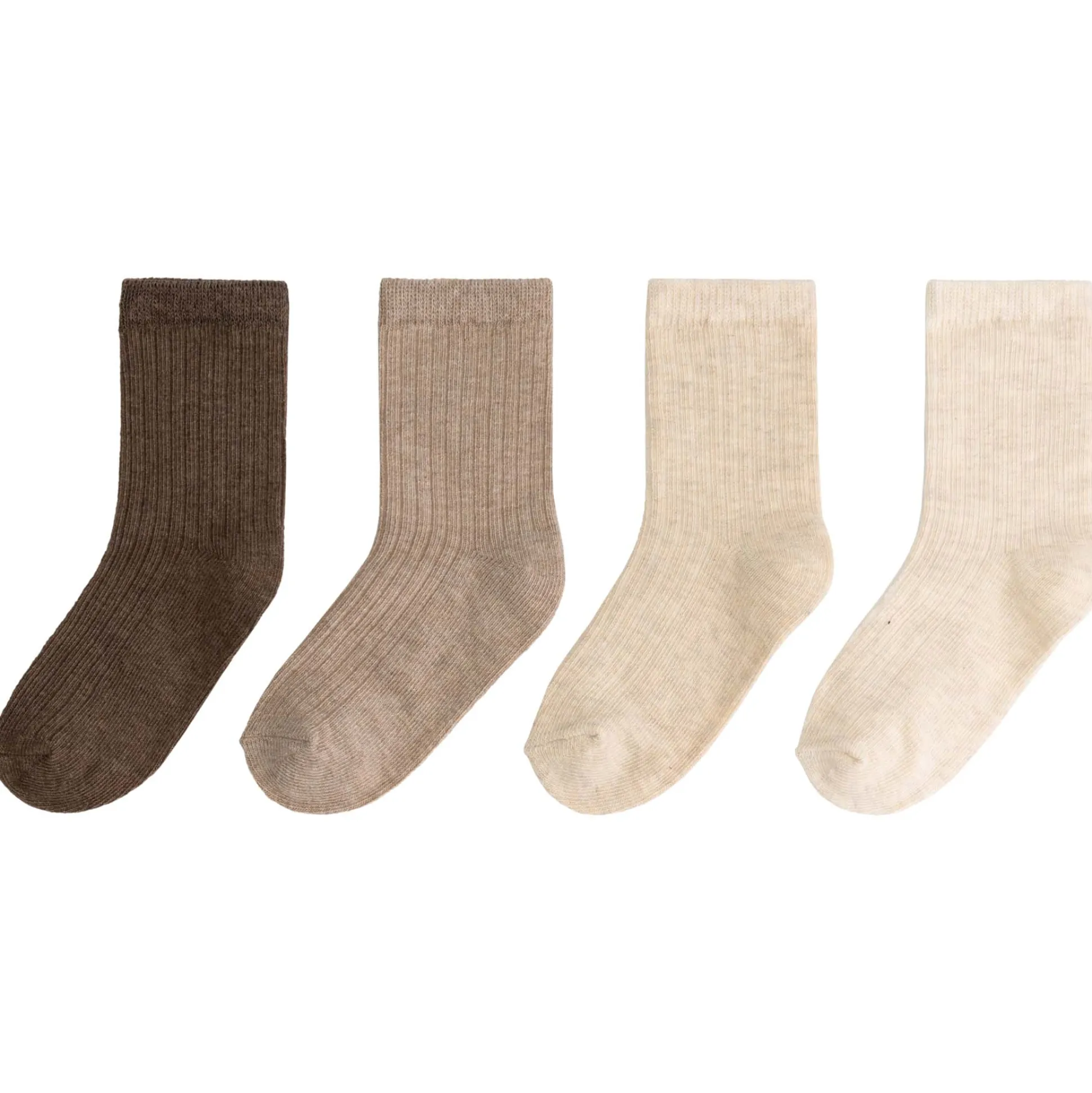 Prénatal sokken 4 paar bruin