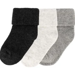 Prénatal sokken 3 paar   grijs