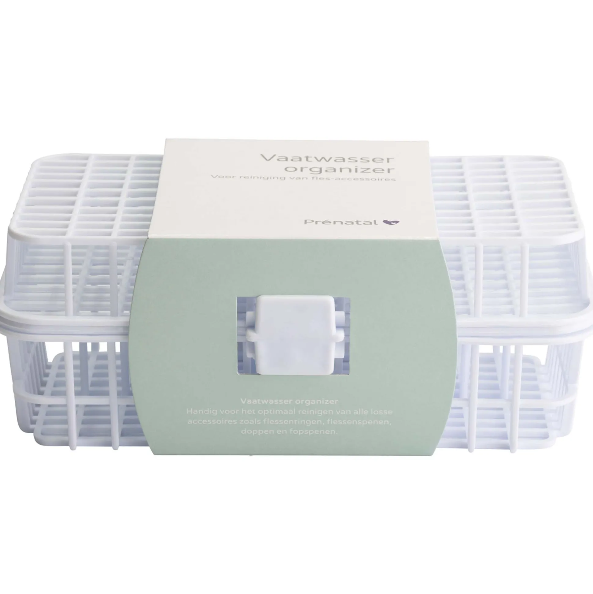 Prénatal vaatwasser organizer wit