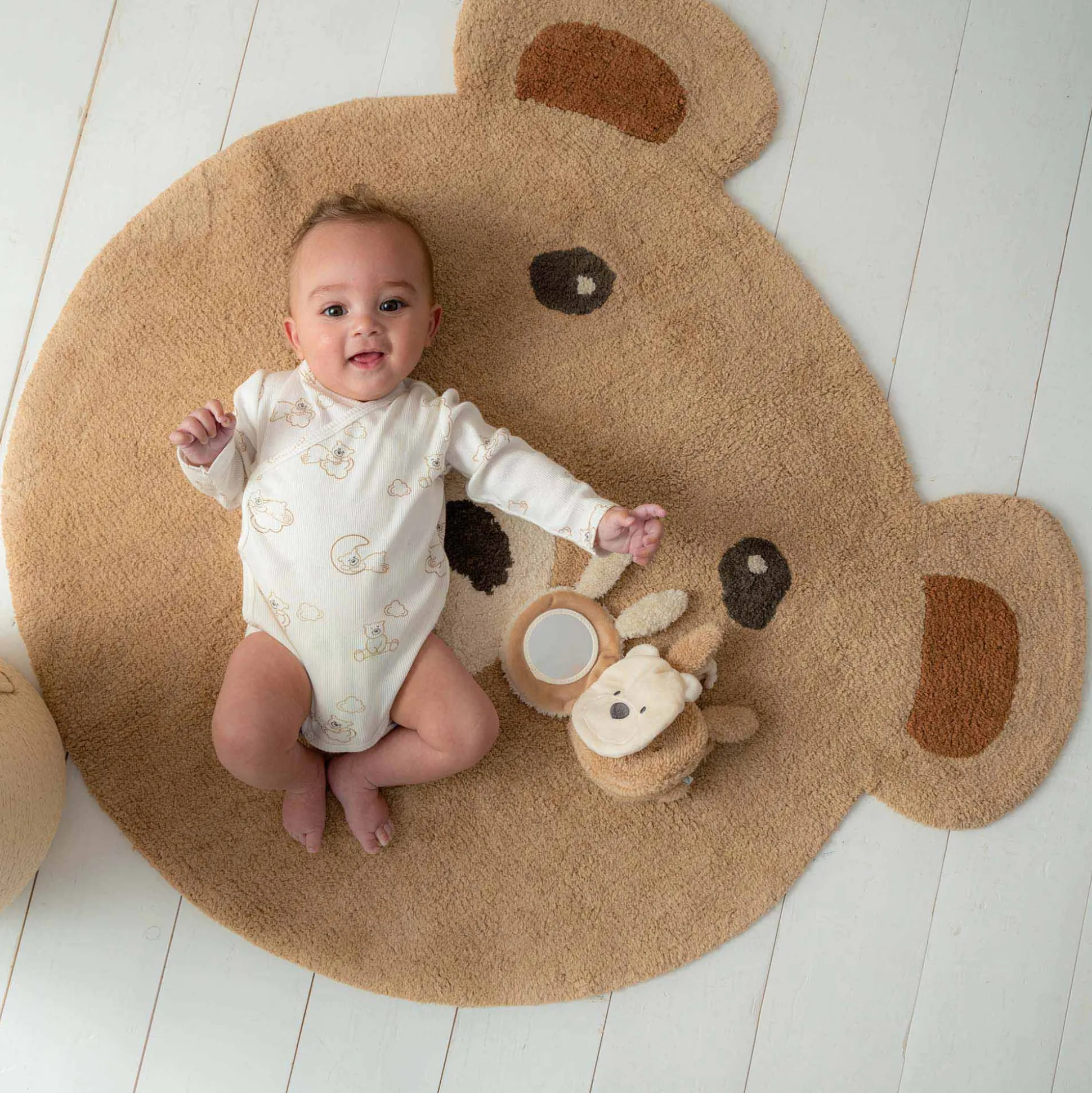 Prénatal vloerkleed beer beige