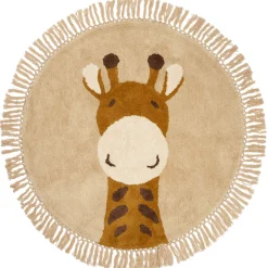 Prénatal vloerkleed giraf beige