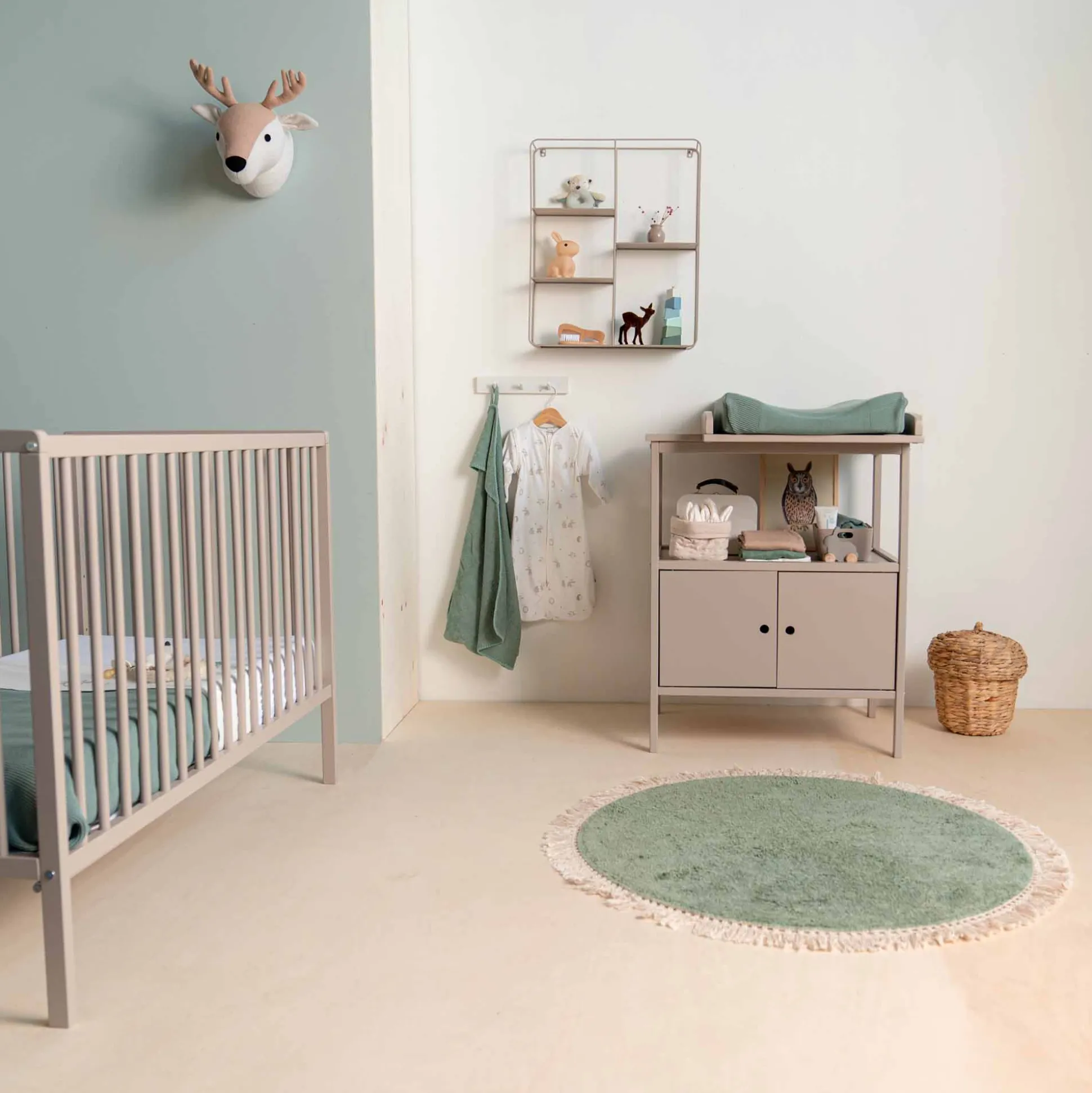 Prénatal vloerkleed groen