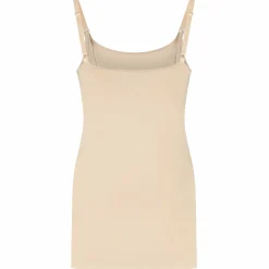 Prénatal voedings singlet mouwloos effen beige