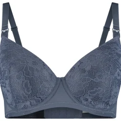 Prénatal voedingsbh effen blauw