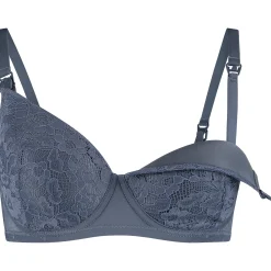 Prénatal voedingsbh effen blauw