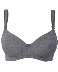 Prénatal voedingsbh voorgevormd   grijs