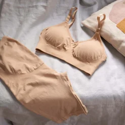 Prénatal voedingsbh voorgevormd   beige