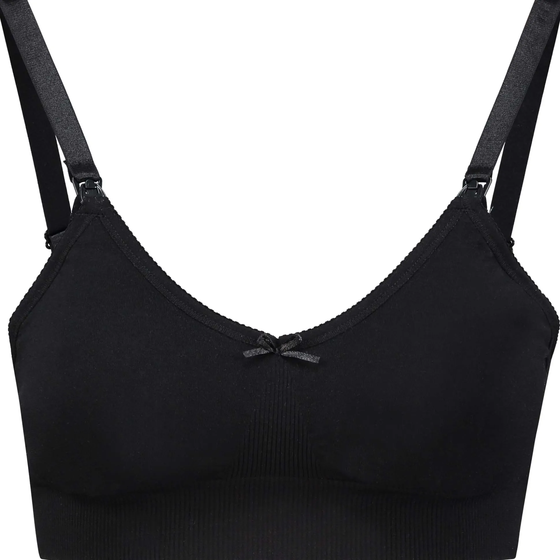 Prénatal voedingsbh voorgevormd zwart