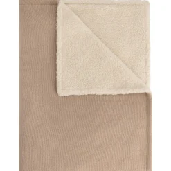 Prénatal wiegdeken met teddy beige