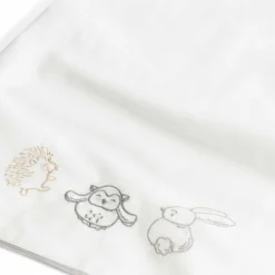 Prénatal wieglaken kleine vriendjes wit