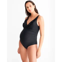 Prénatal zwangerschapsbadpak  effen zwart