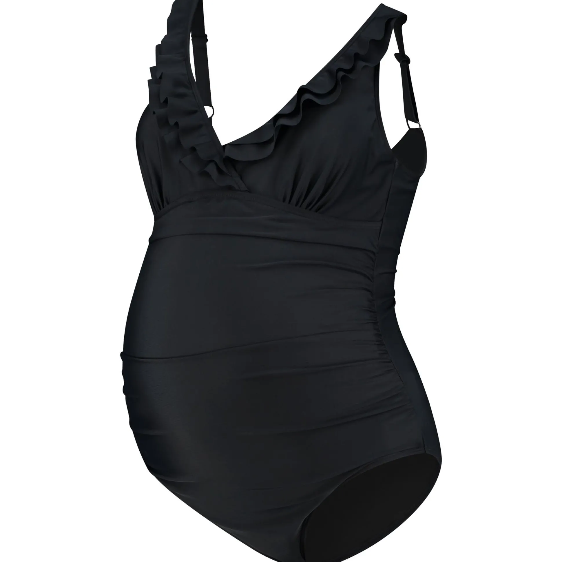 Prénatal zwangerschapsbadpak effen zwart