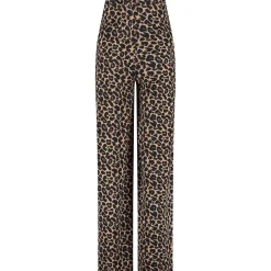 Prénatal zwangerschapsbroek lang dierenprint zwart