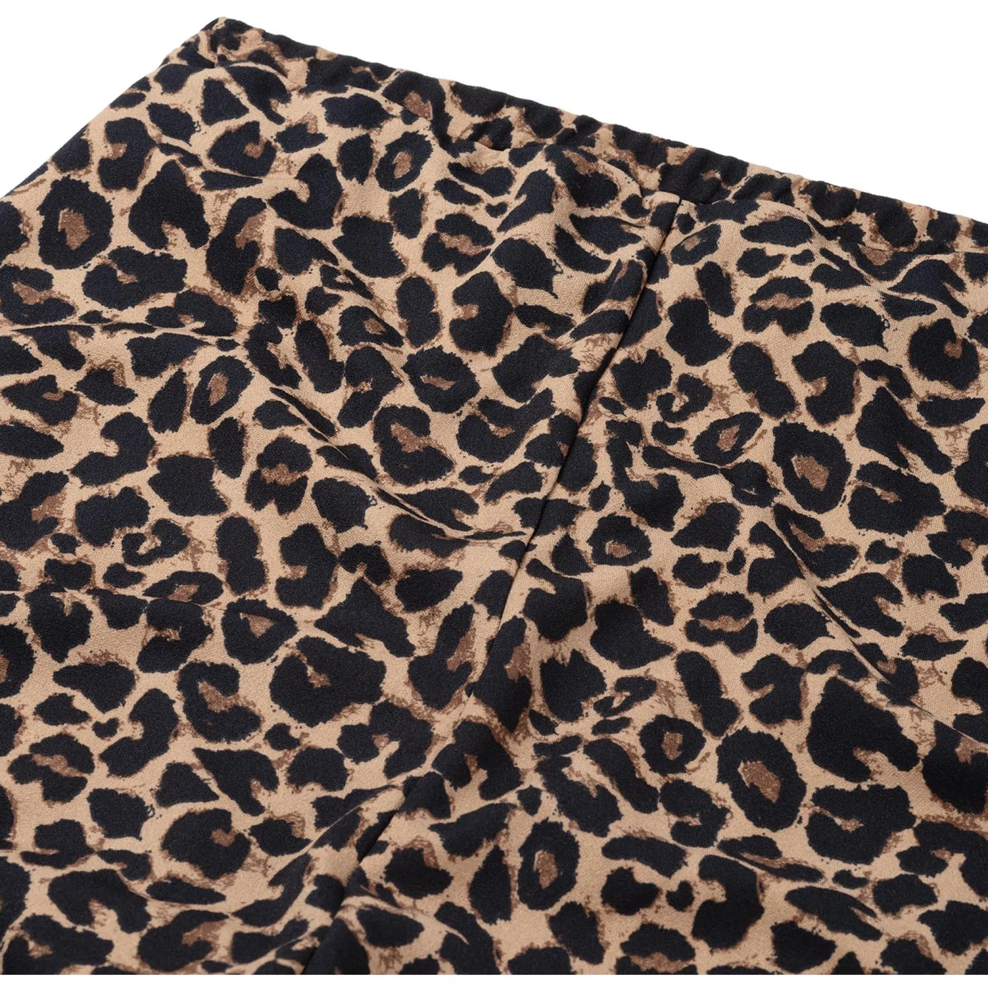 Prénatal zwangerschapsbroek lang dierenprint zwart