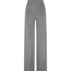 Prénatal zwangerschapsbroek lang strepen grijs