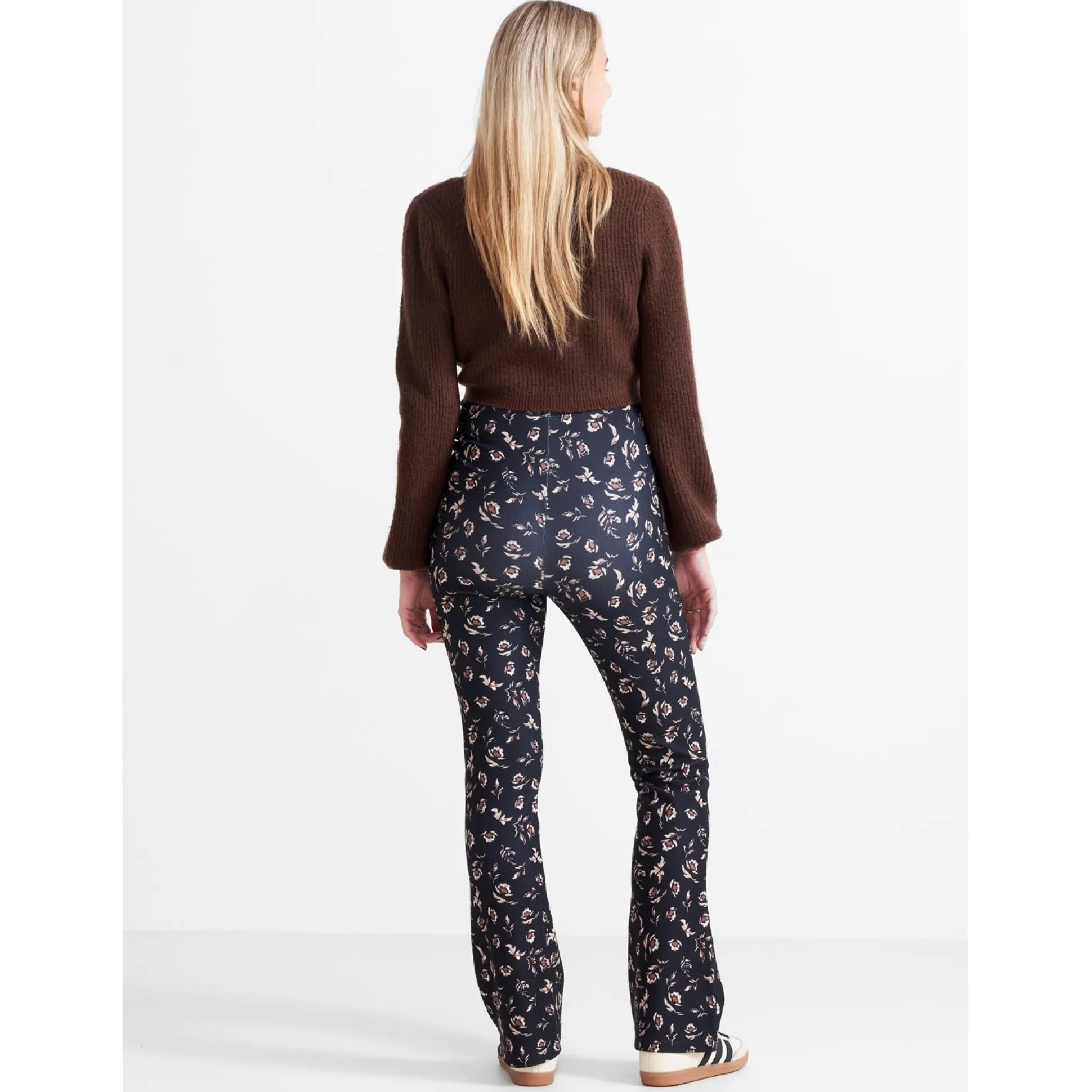 Prénatal zwangerschapsbroek lang bloemen multi