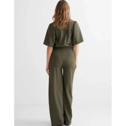 Prénatal zwangerschapsbroek lang effen groen