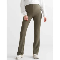 Prénatal zwangerschapsbroek lang effen groen