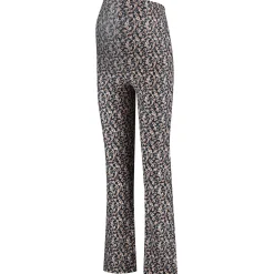 Prénatal zwangerschapsbroek lang all over print zwart