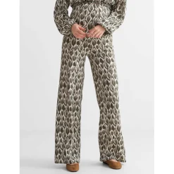 Prénatal zwangerschapsbroek lang all over print beige