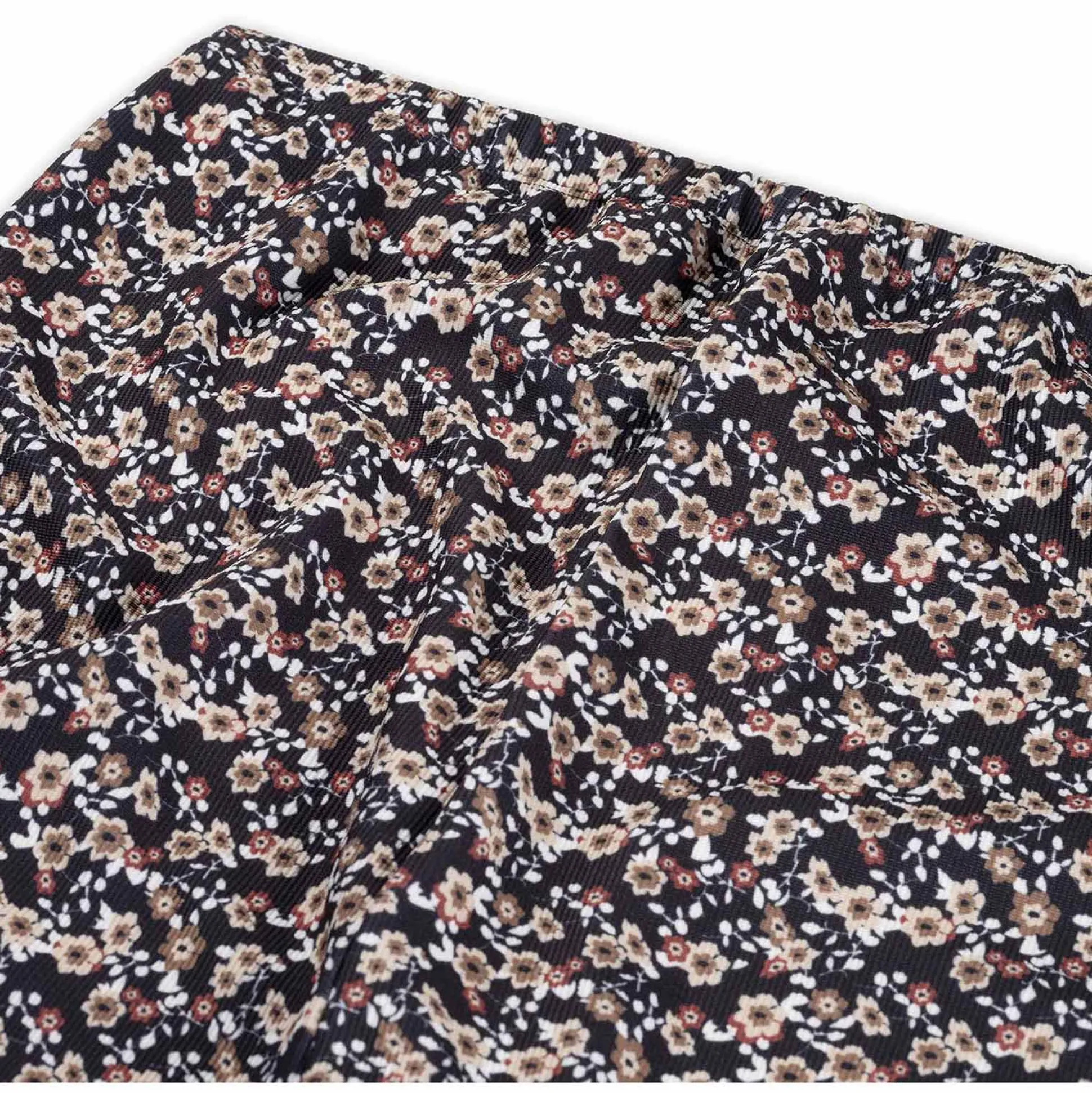 Prénatal zwangerschapsbroek lang bloemen zwart